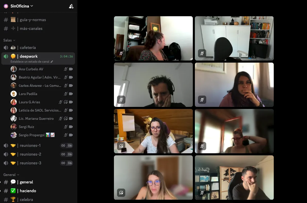 El canal Deepwork, un día cualquiera